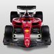 A render of the 2022 Ferrari F1 car.